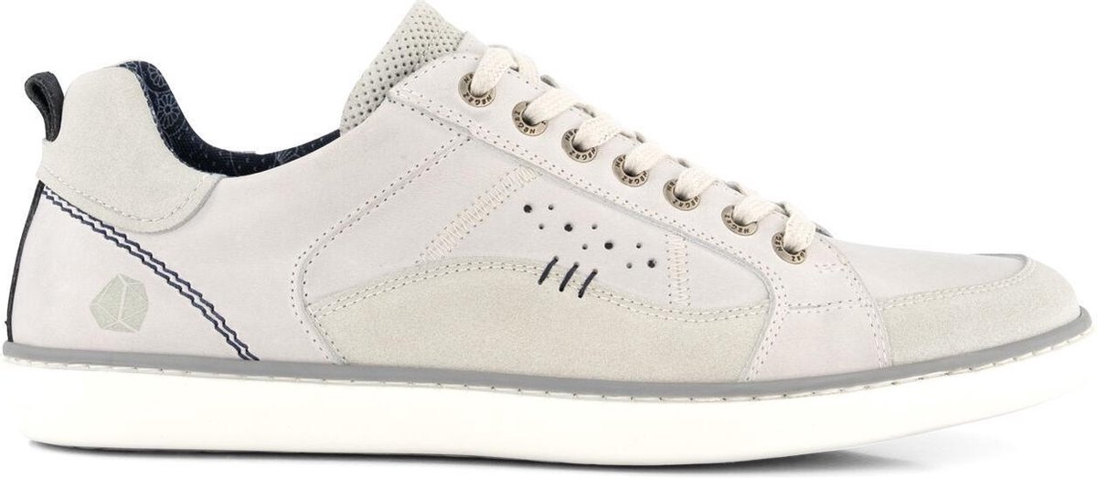 NoGRZ W.Strickland Leren Herensneakers Veterschoenen Wit Leer Maat 46 bol