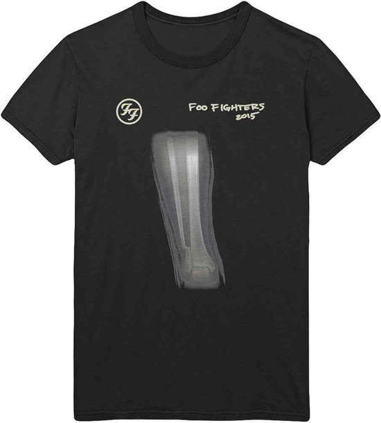 Foo Fighters Heren Tshirt -XL- X-Ray Zwart
