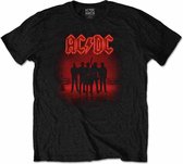 AC/DC Heren Tshirt -S- PWR-UP Zwart