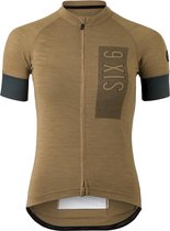 AGU Solid Merino Fietsshirt II SIX6 Dames - Bruin - L