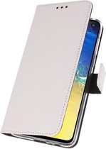 Booktype Telefoonhoesjes - Bookcase Hoesje - Wallet Case -  Geschikt voor OnePlus 8 Pro - Wit