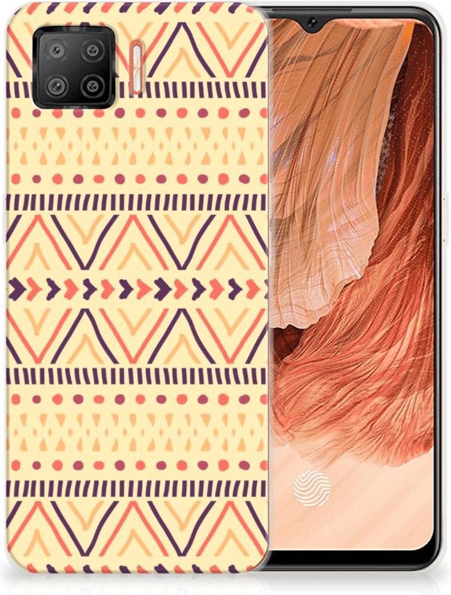 OPPO A73 4G TPU bumper Aztec Yellow