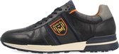Pantofola d'Oro Sangano Sneakers - Heren Leren Veterschoenen - Blauw - Maat 44