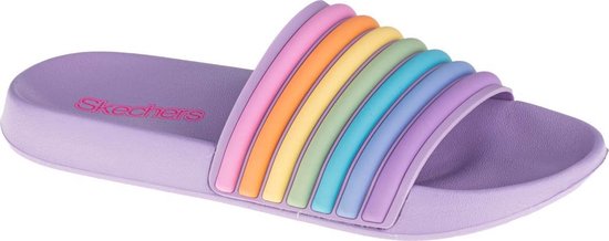 Skechers Sunny Slides Magic 302128L-LVMT, Kinderen, Purper, slippers, 29 | bol.com