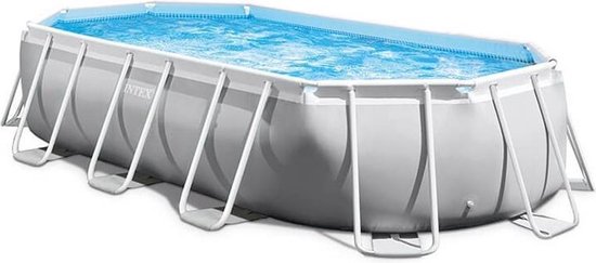 Intex Prism Oval frame zwembad - 503 x 274 x 122 cm - Opzetzwembad met  filterpomp | bol.com
