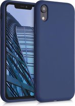 kalibri hoesje geschikt voor Apple iPhone XR - backcover voor smartphone - donkerblauw