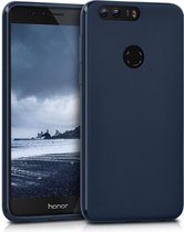 kwmobile telefoonhoesje voor Honor 8 / 8 Premium - Hoesje voor smartphone - Back cover in donkerblauw