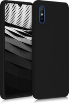 kwmobile telefoonhoesje voor Xiaomi Redmi 9A / 9AT - Hoesje voor smartphone - Back cover in mat zwart