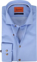 Suitable Overhemd WS Stippen Blauw - maat 38