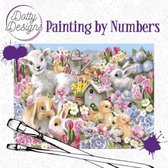 Dotty Design - Painting by Numbers - Baby Animals - 40x50 met frame