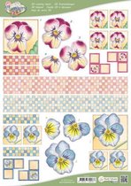 MRJ 10 A4 3D Flowers Cutting sheets