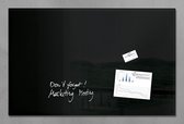 Sigel glasmagneetbord - Artverum - 100x65cm - zwart - SI-GL140