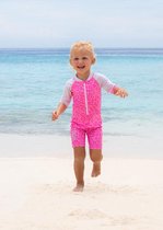 JUJA - UV Zwempak voor baby's - korte mouwen - Leopard - Roze - maat 92-98cm