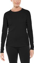 Coolibar - UV Zwemshirt voor dames - Longsleeve - Hightide - Zwart - maat XL