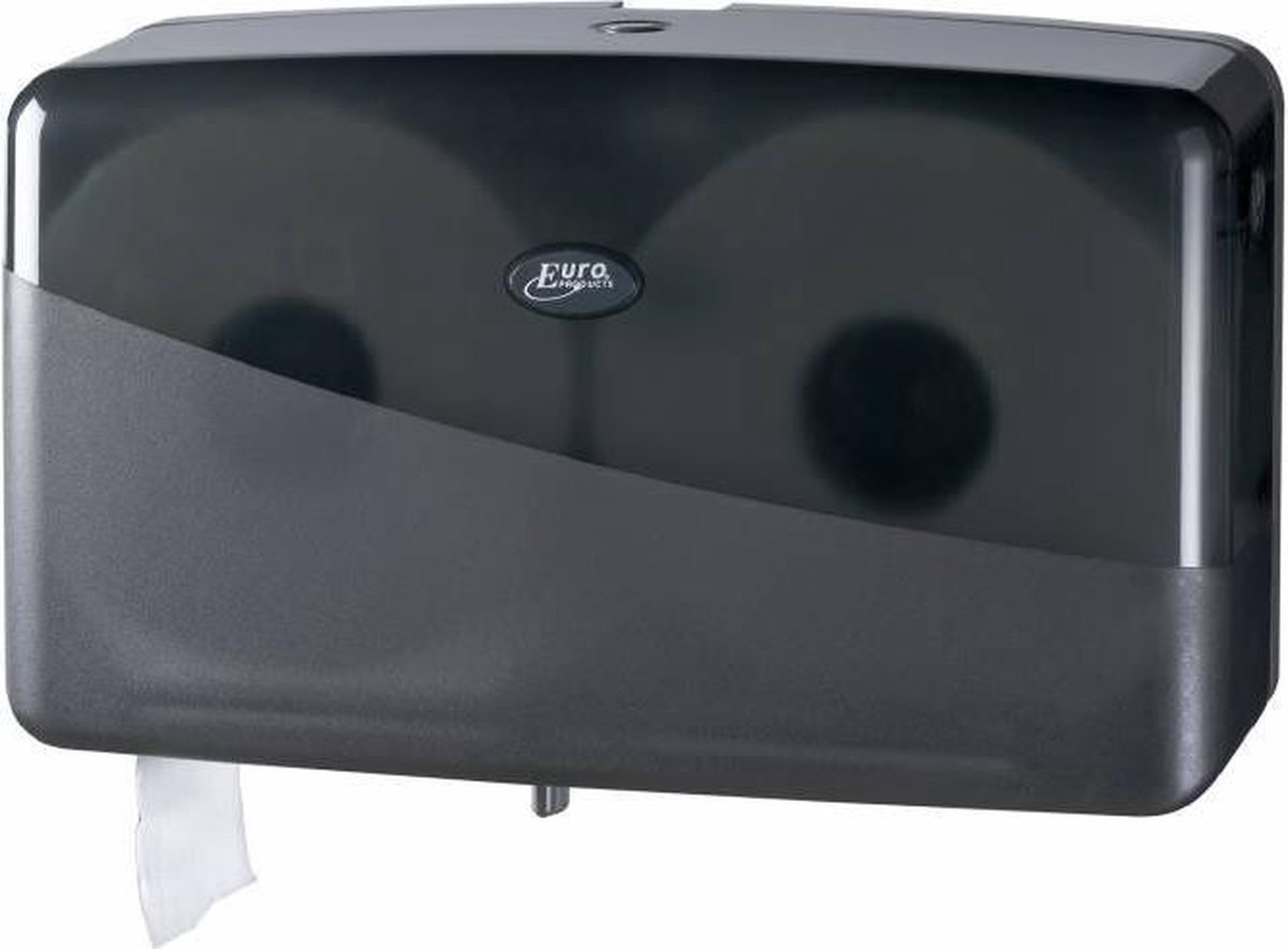 Euro Pearl BLACK mini jumbo duo toilet dispenser