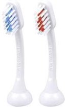 Bol.com EmmiDent opzetborstel voor elektrische tandenborstel E2 voor volwassen 2 stuks Wit aanbieding