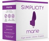 MARIE Finger vibrator - Purple