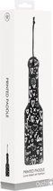 Printed Paddle - Love Street Art Fasion - Black - Bondage Toys - Paddles