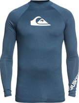 Quiksilver - UV-zwemshirt voor heren - Longsleeve - All Time - Grijsblauw - maat XXL