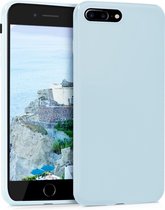 kwmobile telefoonhoesje geschikt voor Apple iPhone 7 Plus / iPhone 8 Plus - Hoesje voor smartphone - Back cover in mat lichtblauw