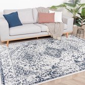 Zacht Vloerkleed Ambiance - Oriental Wit Blauw 120x170cm