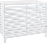 Evolar EVO-COVER-WSW - Airco & Warmtepomp Buitenunit Omkasting - Maat Small - 100 x 70 x 50 cm - Gelakt - Hout - Wit - RAL 9003
