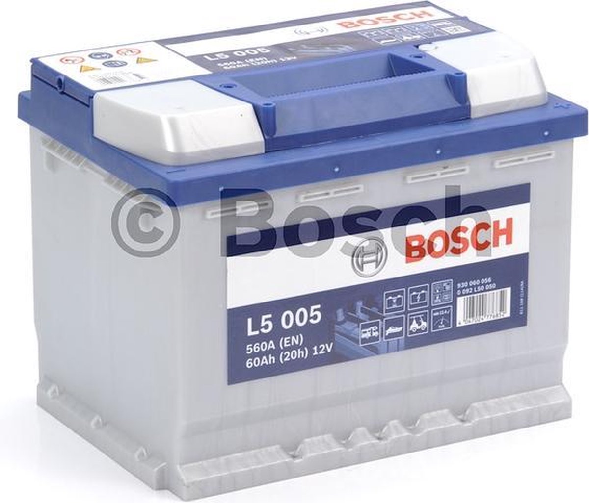 Batterie Bosch L5 005 60Ah 242X175X190 | bol