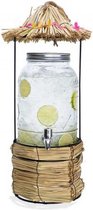 Cosy&Trendy Sapdispenser Tiki Hut - 3,25 liter - Glas
