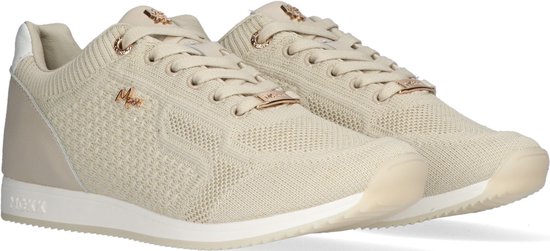 Mexx Glare Lage sneakers - Dames - Beige - Maat 40 | bol.com