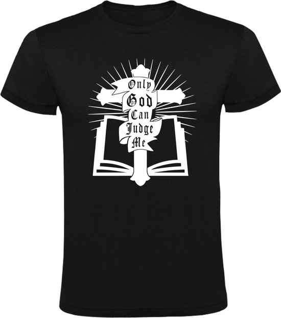 Only god can judge me Heren t-shirt | god | gelovig | christelijk | grappig  | cadeau |... | bol.com