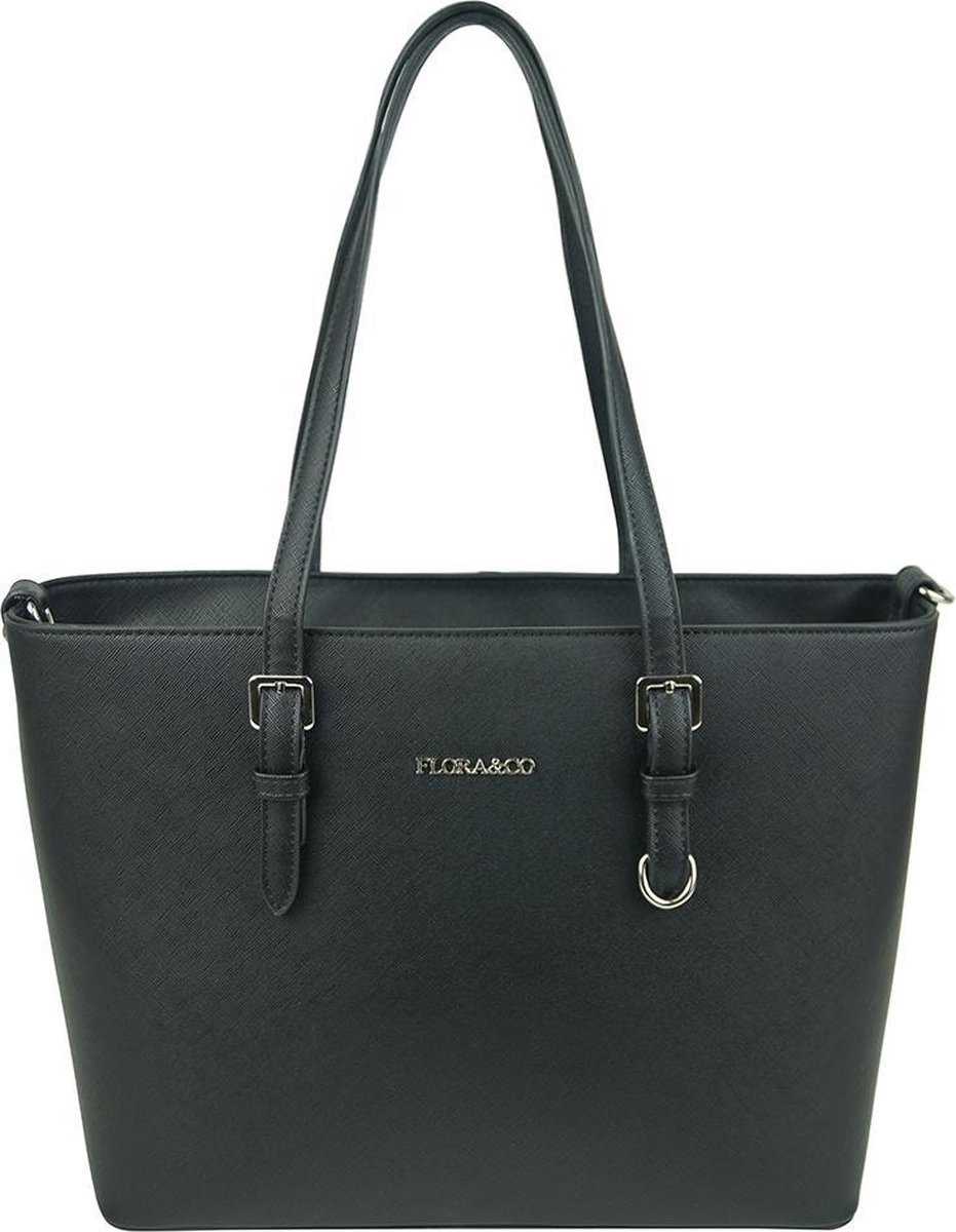 Flora & CO Dames Schoudertas Zwartt