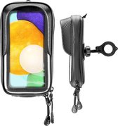 Interphone - Samsung Galaxy A52 Unicase Telefoonhouder Fiets en Motor Stuur Zwart
