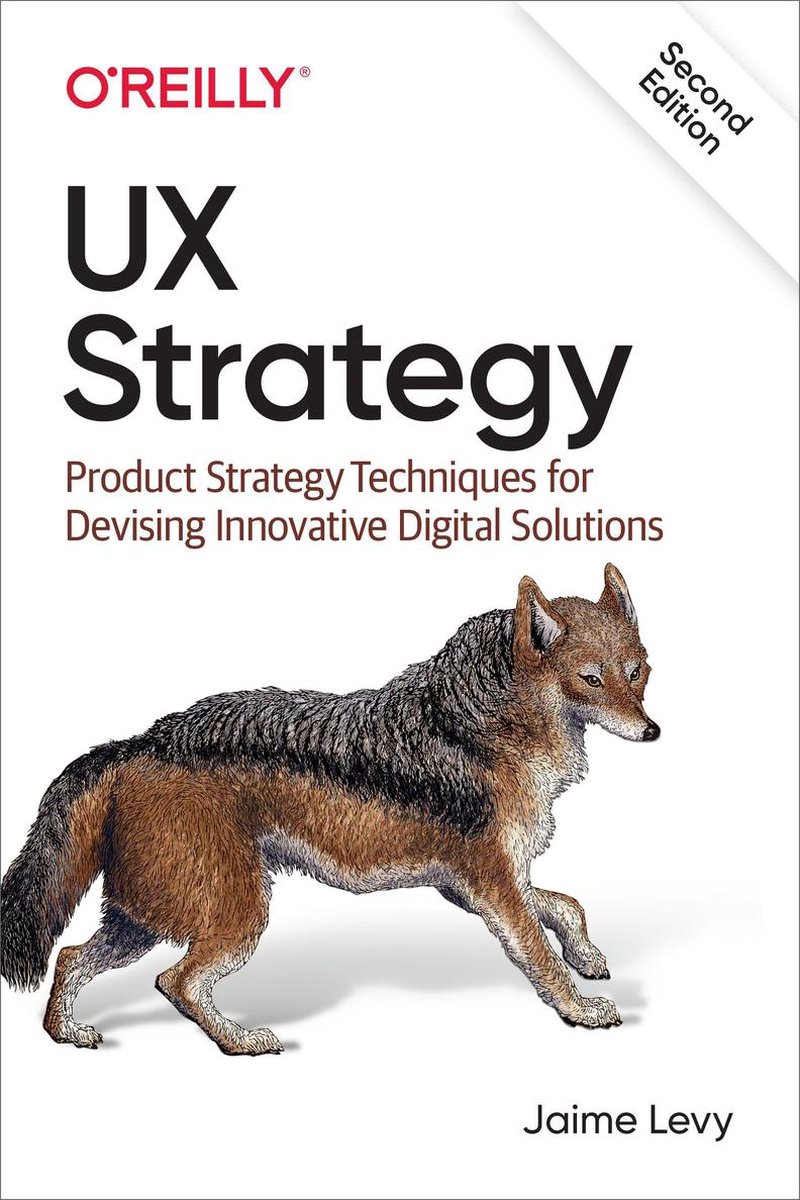 Omslag van UX Strategy