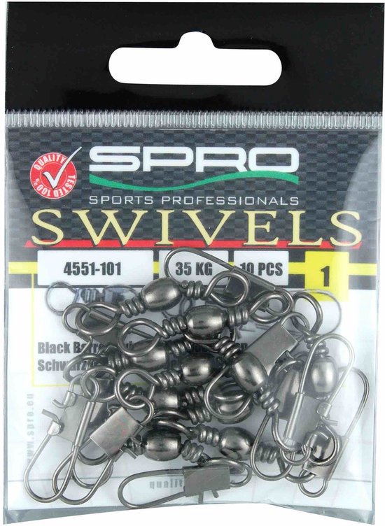 Spro wartels - Maat 4 - 24 kg trekkracht - 10 stuks van Spro — afbeelding 2