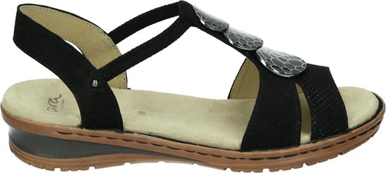 Ara 27242 - Volwassenen Sandalen met hakDames Sandalen - Kleur: Zwart -  Maat: 37 | bol.com