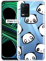 Realme 8 5G Hoesje Panda Emotions - Designed by Cazy