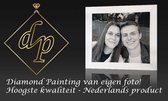 DP Benelux Diamond Painting met eigen foto - Formaat 75 x 90 cm - Uitvoering: SEPIA - Hoogste Kwaliteit - 100% Nederlands product!