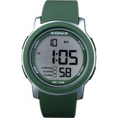 Xonix DAR-005 - Horloge - Heren - Digitaal - Groen - Waterdicht