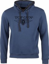 Top Gun Hoodie Sweatshirt Logo de Luxe blauw & groen