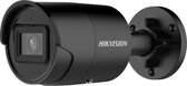 Hikvision DS-2CD2086G2-IU zwart 2.8mm 8 MP 4K AcuSense vaste mini bullet beveiligingscamera