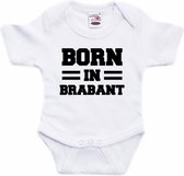 Born in Brabant tekst baby rompertje wit jongens en meisjes - Kraamcadeau - Brabant geboren cadeau 68 (4-6 maanden)