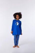 Woody Meisjes-Dames pyjama blauw - 2 jaar