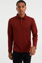 WE Fashion Heren hybrids slim fit polo