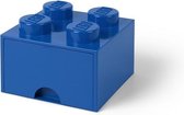 Set van 2 - Opberglade Brick 4, Blauw - LEGO