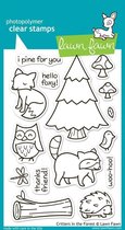 Critters in the Forest Clear Stamps (LF314)