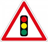 Verkeerslichten sticker, J32 50 mm - 10 stuks per kaart