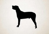 Silhouette hond - Tosa - Tosa - L - 75x82cm - Zwart - wanddecoratie