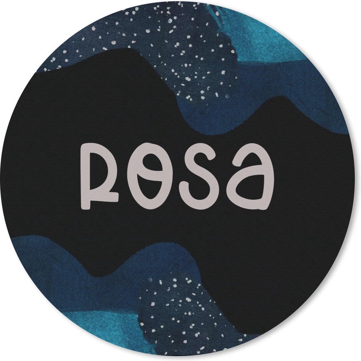 Muismat rond 40x40 cm - Mousepad Rosa - Pastel - Meisje - Ronde muismatten