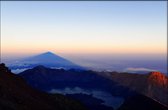 Walljar - Volcanic Crater - Muurdecoratie - Poster