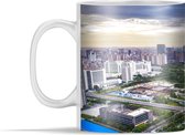 Mok - Uitzicht over het Aziatische Foshan in China - 350 ml - Beker